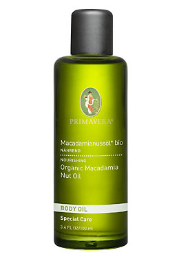 Primavera Basisöl Macadamianuss bio 100ml - zum Schließen ins Bild klicken